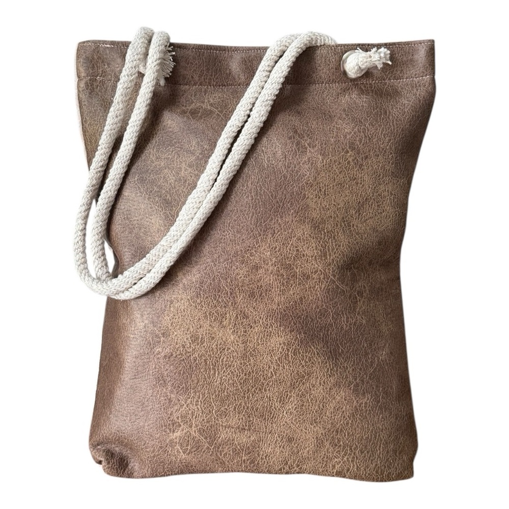 NWT Embroidered Canvas Boho Bohemian Tote Bag - Cream and Multicolor! - Picture 6 of 6
